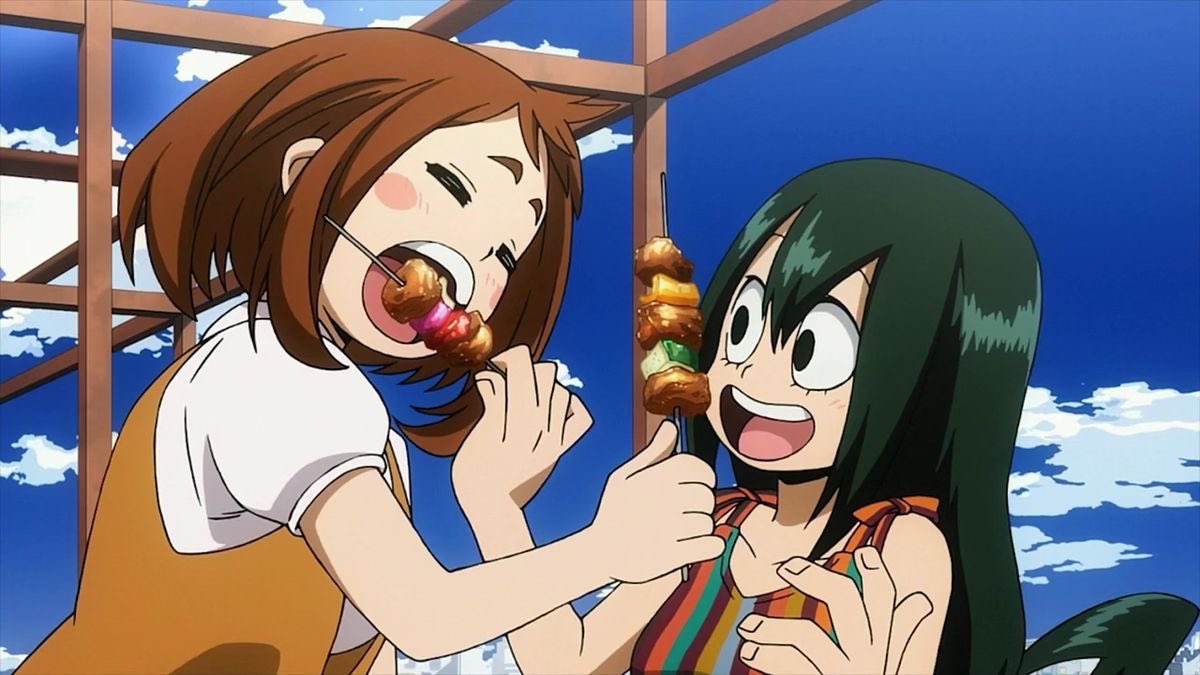 Randall41495863's tweet photo. Ochaco and Tsuyu’s friendship💕 https://t.co/45TNoU3wxf