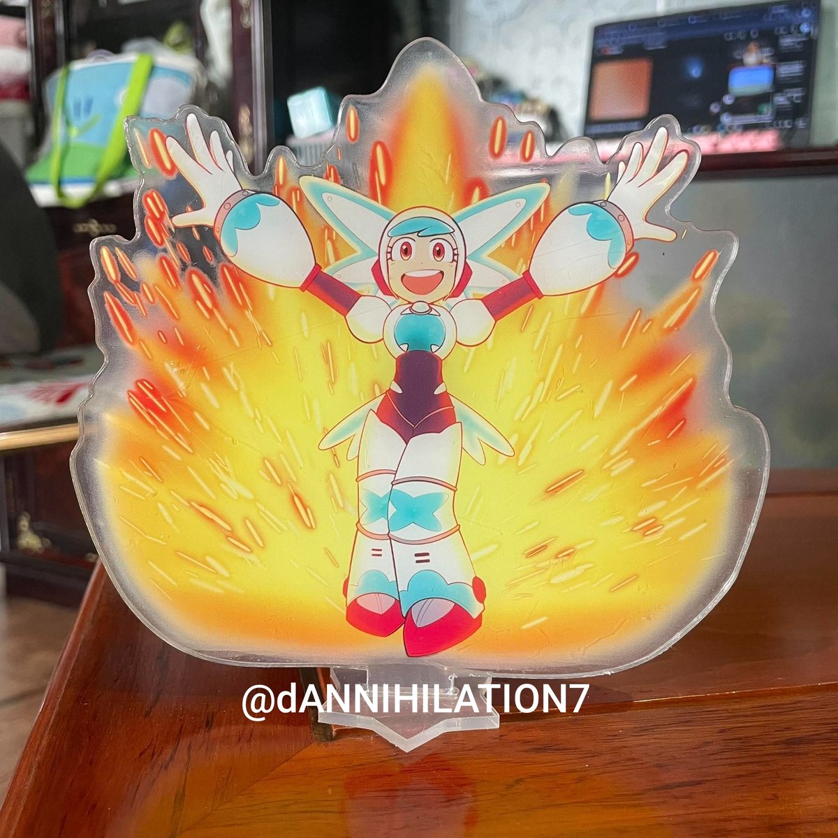 dANNIHILATION7's tweet photo. Twinkle Girl &amp; Axolotl Twinkle Girl merch samples for Color Fiesta 17 Convention 
#MegaMan #Rockman #RockmanDO #ロックマンDO #TwinkleGirl https://t.co/LdkvlSVPdS