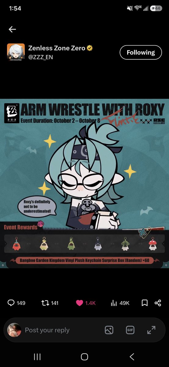 Sweetie_Bacon's tweet photo. @ZZZ_EN #ArmWrestleWithRoxy Best two out of three? https://t.co/rZtgza67o9