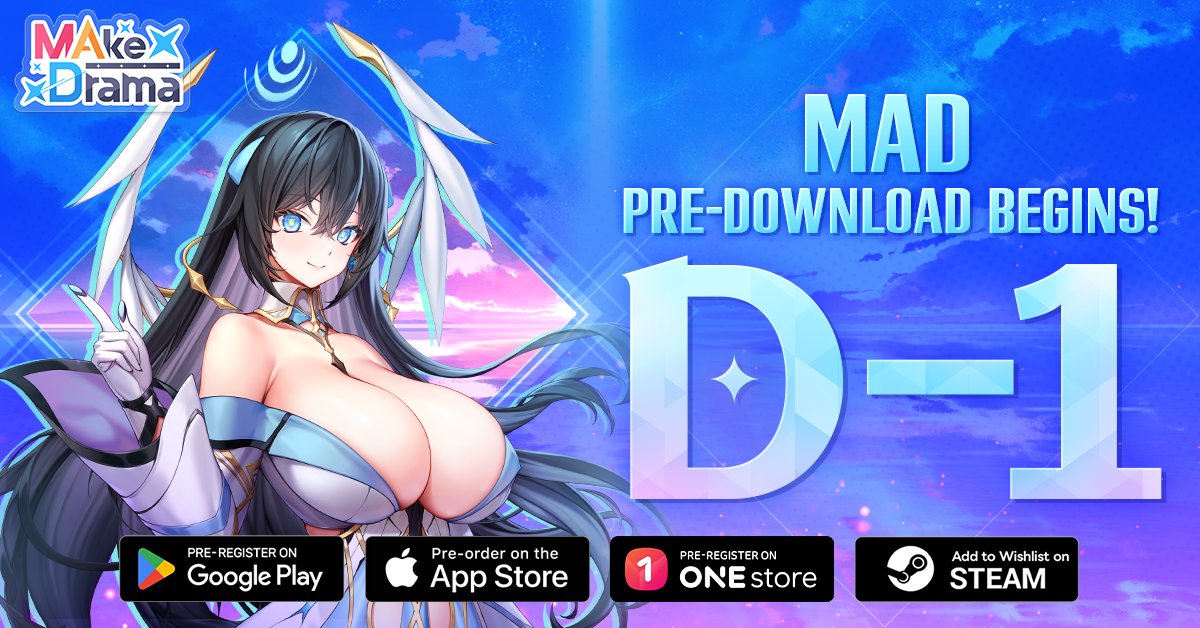 MAkeDrama_EN's tweet photo. ⏰【 D-1 】 until we meet Fixers!

Your harem life begins tomorrow! 🔥

#MAkeDrama #MAD