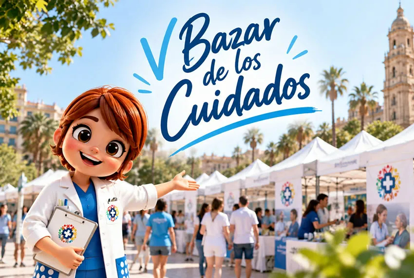 UPROSAMA's tweet photo. 💙🩺 El @ColEnferMalaga celebra mañana, 3 de octubre, el V Bazar de los Cuidados: una jornada gratuita con 14 espacios dedicados a la prevención, la educación sanitaria y el autocuidado.

#UPROSAMA #Enfermeria

https://t.co/0rJf4Gi8PX https://t.co/Sdgwg0amun