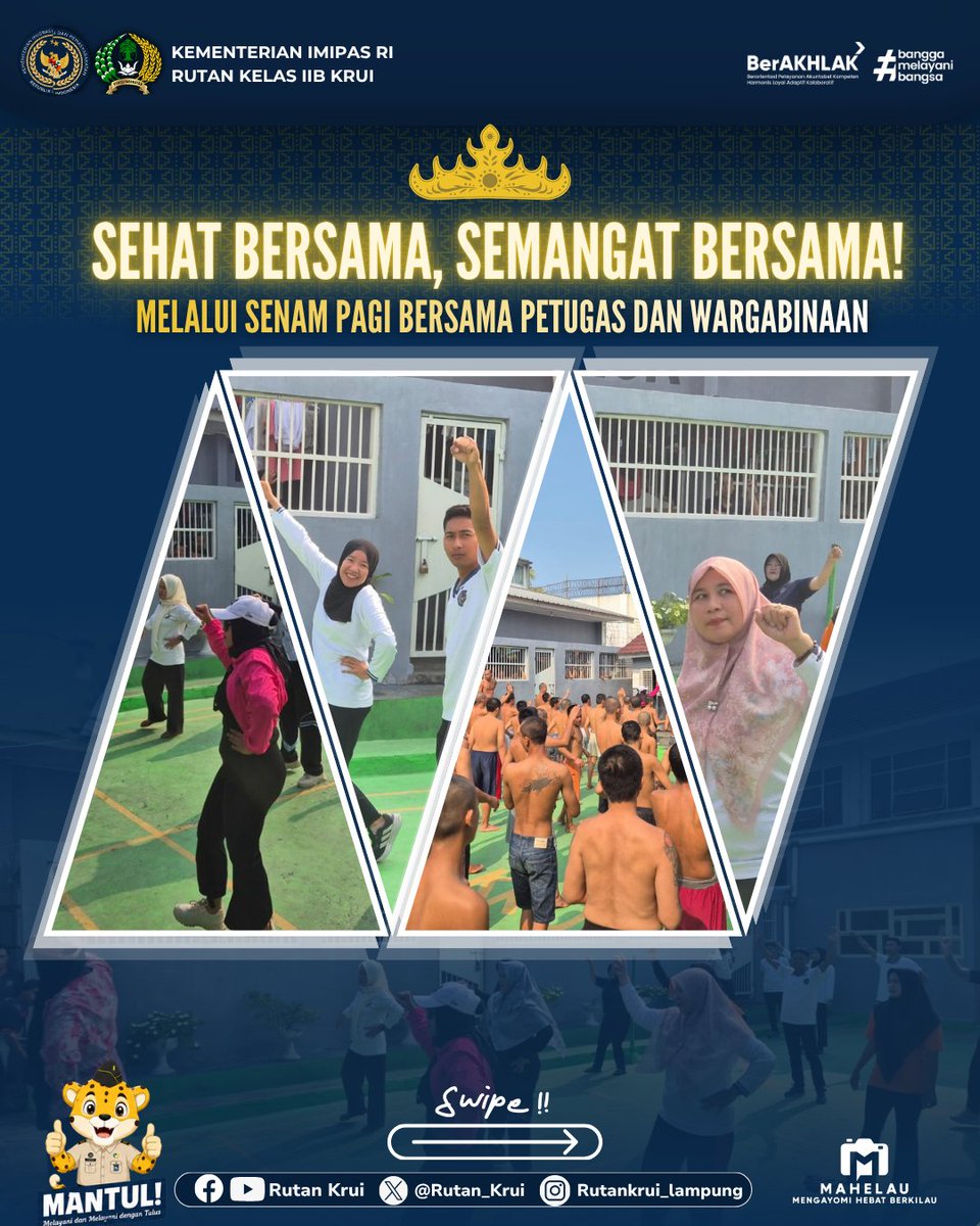 RutanKrui's tweet photo. SEHAT BERSAMA, SEMANGAT BERSAMA! https://t.co/IPWa2WmD8p