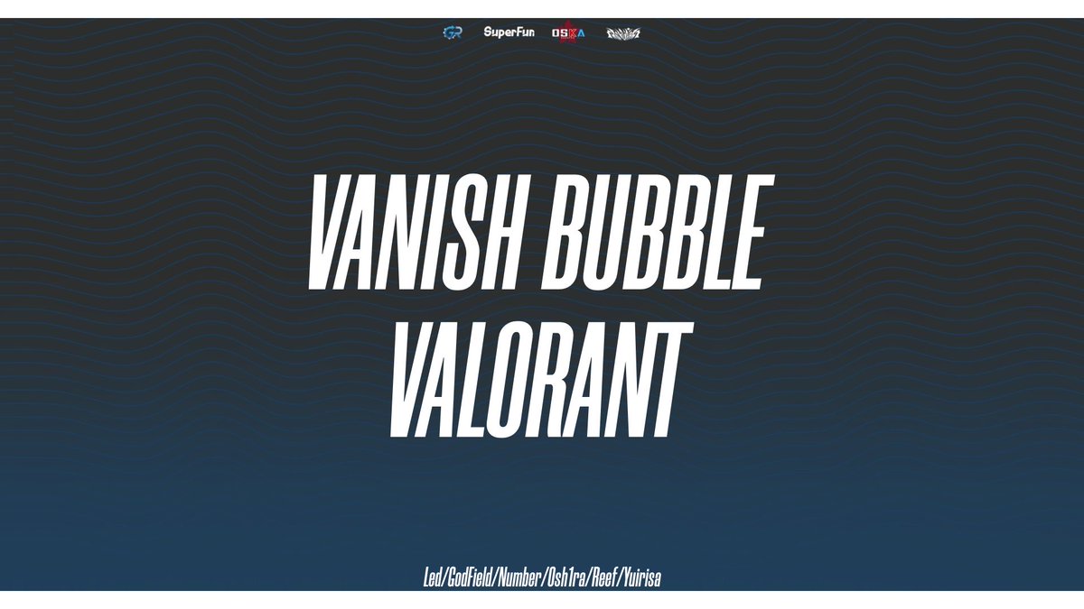 VANISHBUBBLE_'s tweet photo. WE ARE
🫧VANISH BUBBLE VALORANT Div.🫧

この度、VANISH BUBBLE VALORANT部門に下記6名が加入しましたことを報告します✨️🫧

Reef @Reef_vlr 
Osh1ra @kawasodati2 
Yuirisa @YUIRISA_ 
Led @led417_vlr 
Number @Ultimatenumber 
GodField @GodField110 

これからもVHBの応援よろしくお願いします！