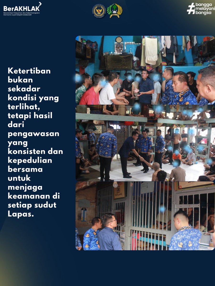 HumasLapasTelku's tweet photo. Tim III Kantor Wilayah Direktorat Jenderal Pemasyarakatan Riau yang dipimpin oleh Bapak Nimrot Sihotang, A.Md.IP., S.H., M.H. melaksanakan kegiatan pengawasan fasilitas hunian di Lembaga Pemasyarakatan Kelas IIB Teluk Kuantan. https://t.co/l6Q3rnmrUv