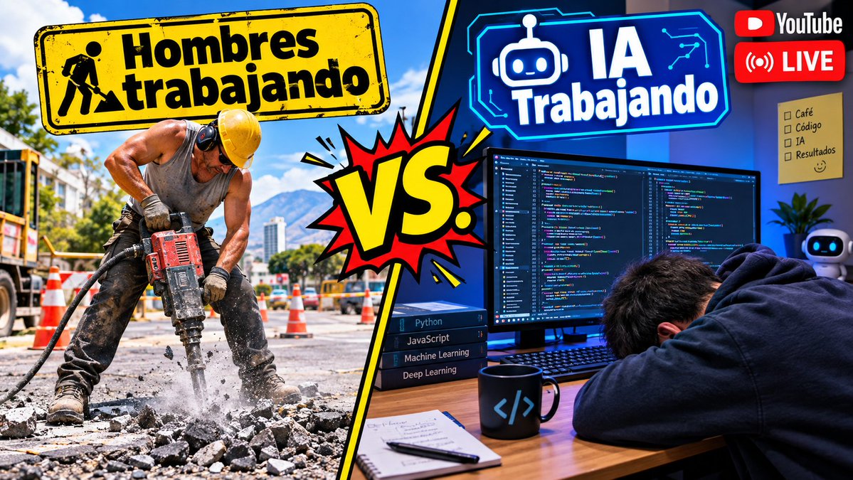 WinAplicaciones's tweet photo. 🚀 ¿LA IA REEMPLAZARÁ A LOS PROGRAMADORES? Esto podría cambiarlo TODO | @... https://t.co/4t6qZVOl2q #InteligenciaArtificial #IA #Programación #Programadores #DesarrolloDeSoftware #Tecnología #Codigo #Futuro #AI #software https://t.co/VV9IeR08Bz