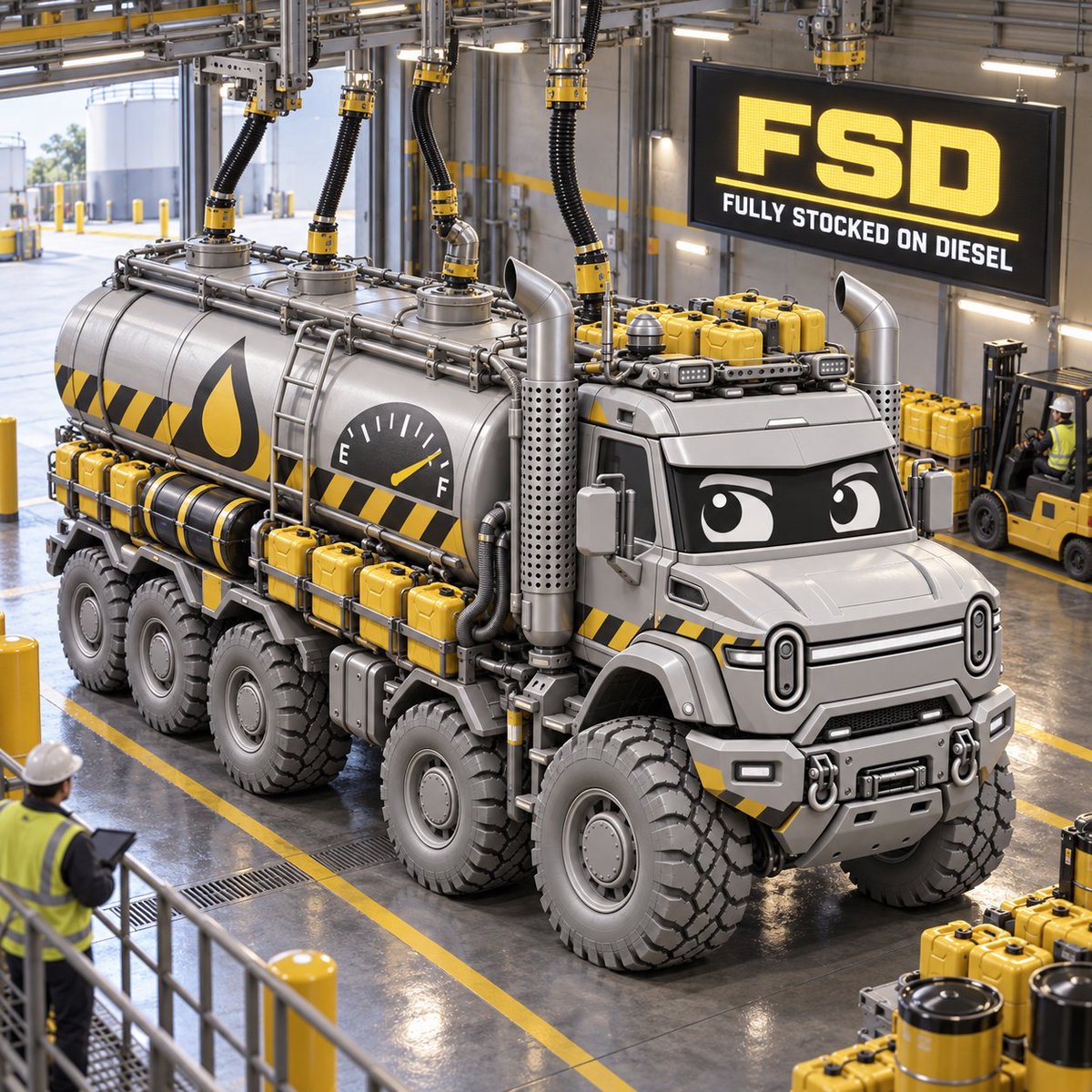 DieselOnHood's tweet photo. We have achieved FSD internally. 

Fully stocked on $DIESEL https://t.co/D1j3pflvnt