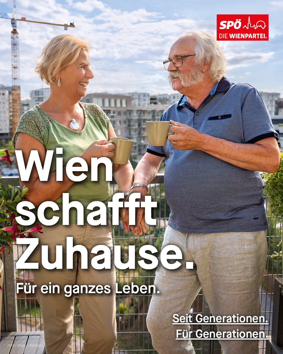 SP_Wien's tweet photo. ✨ Ein Zuhause bedeutet Sicherheit – in jedem Alter. Auch nach einem langen Arbeitsleben muss die eigene Wohnung leistbar bleiben und ein gutes Leben ermöglichen. Über 60 Prozent der Wiener:innen leben in rund 220.000 Gemeindewohnungen und 200.000 geförderten Wohnungen. https://t.co/O26fJj5gG1