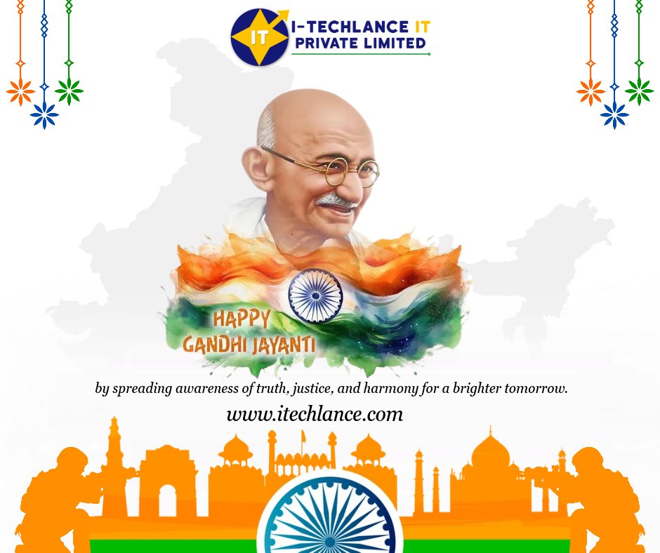 LanceItech's tweet photo. Happy Gandhi Jayanti https://t.co/0GJs08NC9L
