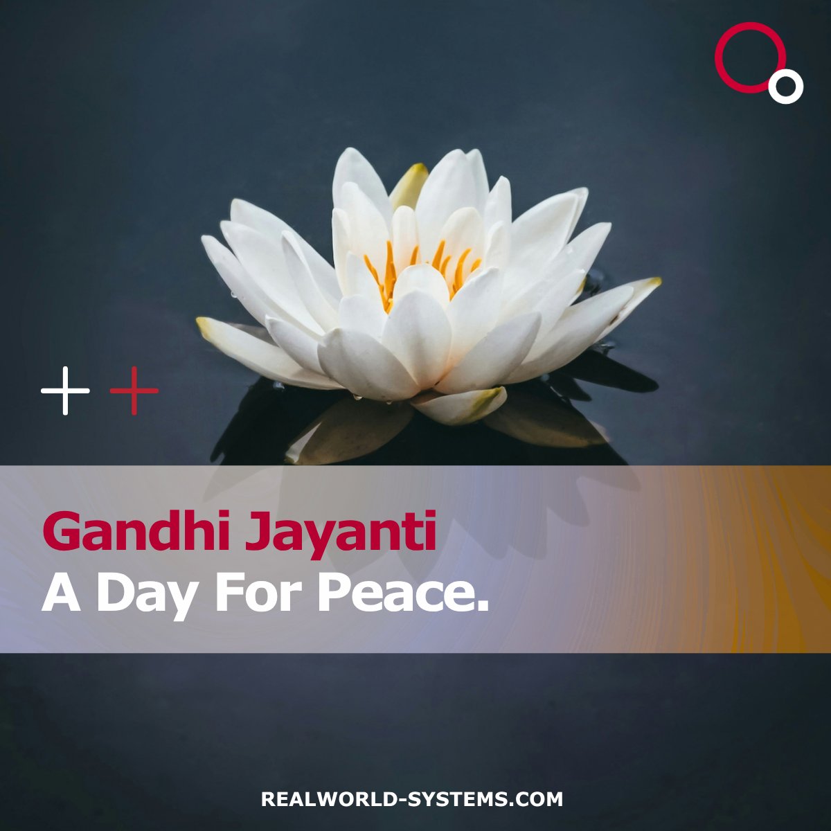 RealworldTweets's tweet photo. Celebrating Gandhi Jayanti — honoring Mahatma Gandhi's birth anniversary and his lifelong message of truth and non-violence. Wishing everyone a day of peace and reflection.

#GandhiJayanti #RealworldSystems https://t.co/VFsYNRJ2Jh