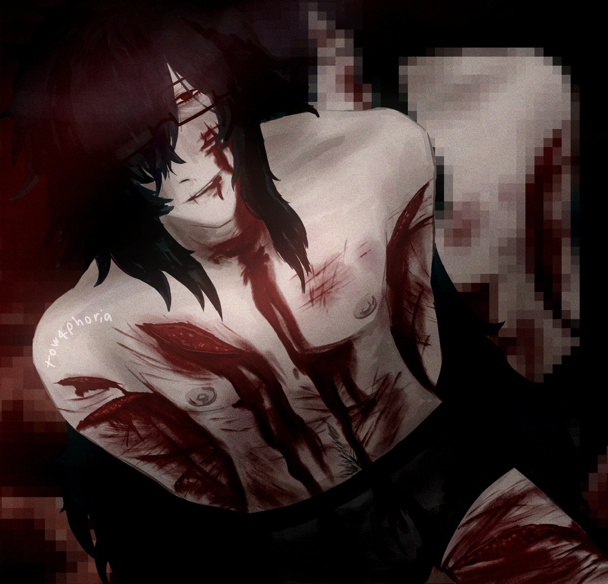 tow4phoria's tweet photo. day 1 — mutilation// franz
#oc #goretober https://t.co/IHYKhrORHn