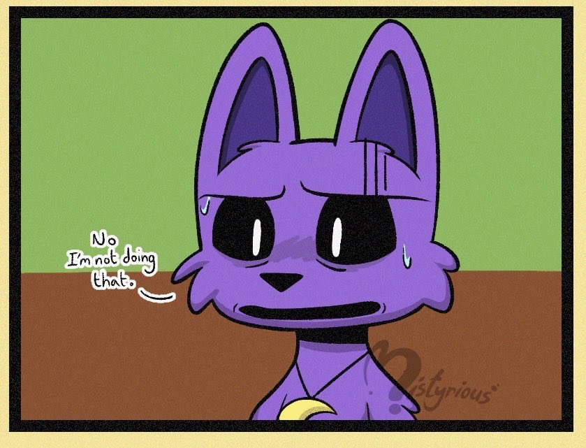 SoMistyrious's tweet photo. “Women” by Scootertrix Studios @scootertrix 

My headcanon on how the other critters met CatNap (they found him napping in a tree and just grabbed him)

#PoppyPlaytime
#smilingcritters #catnap https://t.co/ICJ6083NPK