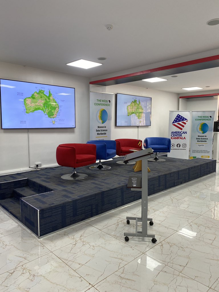 wids_uganda's tweet photo. Day 2, we’re ready for you.

The room is ready, the excitement is building, and we’re waiting to welcome you and hear your ideas, stories and perspectives.

WiDS Uganda 2026 continues today. See you soon at American Center Kampala.

#WiDSUganda #WiDSUganda2026 #WomenInDataScience https://t.co/TAlDxGbkcd