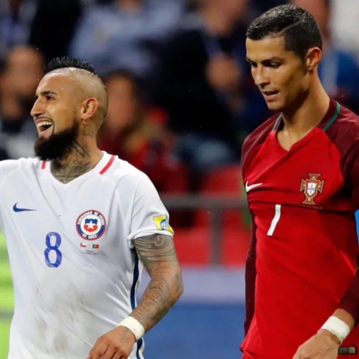 MadridXtra's tweet photo. 🚨🗣️ Arturo Vidal: “Cristiano is the one who put Portugal among the best international teams in the world.

He took football and Portugal to another level. He has my complete support. He’s among the top 4 in history. 

It’s total disrespect what they’ve done to him.” https://t.co/pOhUhCLyRi