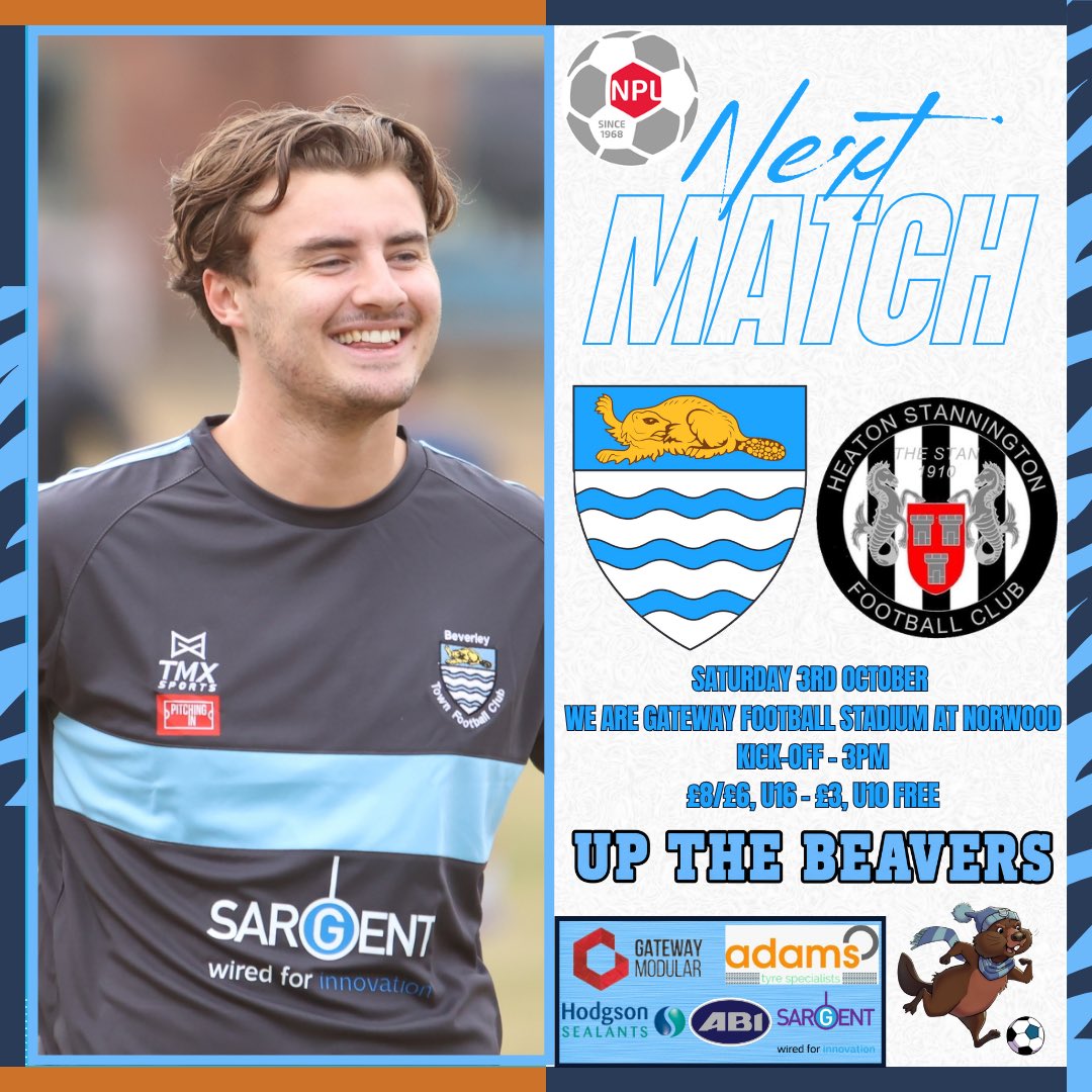 bevtownfc's tweet photo. MATCH DAY -1 | ⚽️ 

Back the Beavers, as we have consecutive games at home, welcoming @Heatonstan from Newcastle upon Tyne  for their first visit to the club.

📸 Sid Needler https://t.co/EzVHbjP7pN