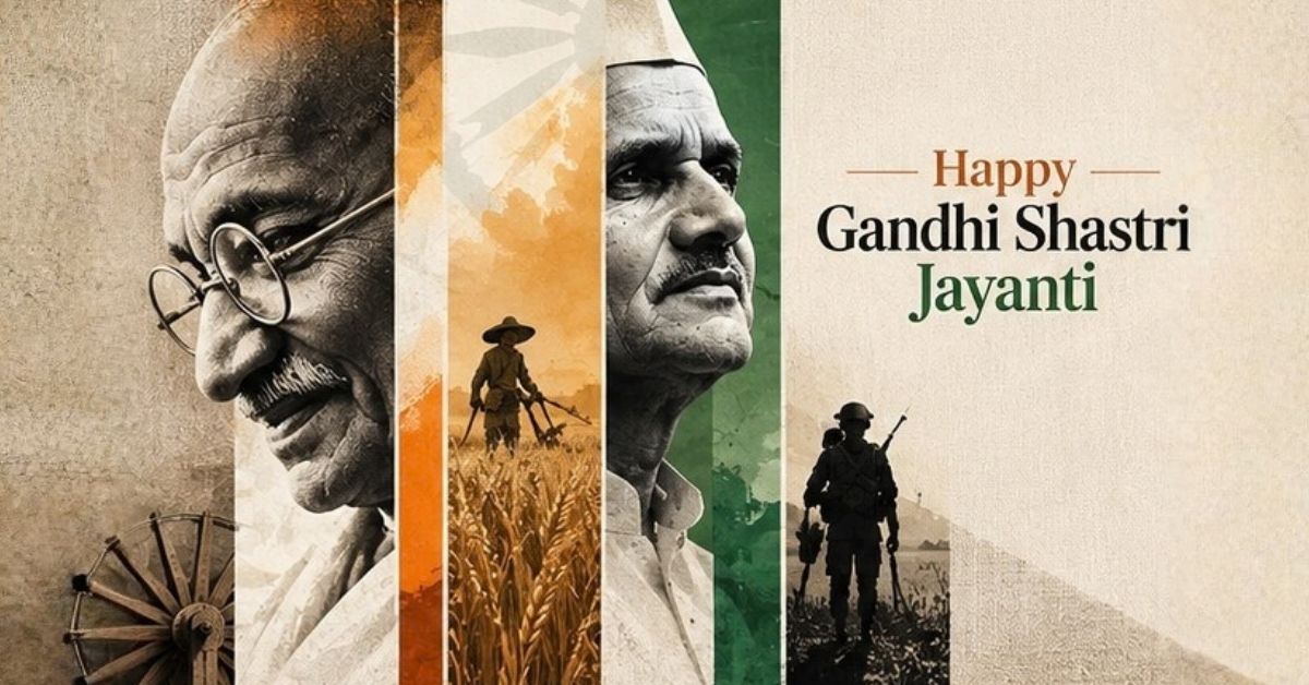 SChandGroup's tweet photo. Remembering Mahatma Gandhi and Lal Bahadur Shastri on their birth anniversaries. 🇮🇳
Their lives continue to inspire us with the values of truth, simplicity, integrity, and selfless service.
#SChandGroup #MahatmaGandhiJayanti #LalBahadurShastriJayanti https://t.co/Wwaab7PJD3