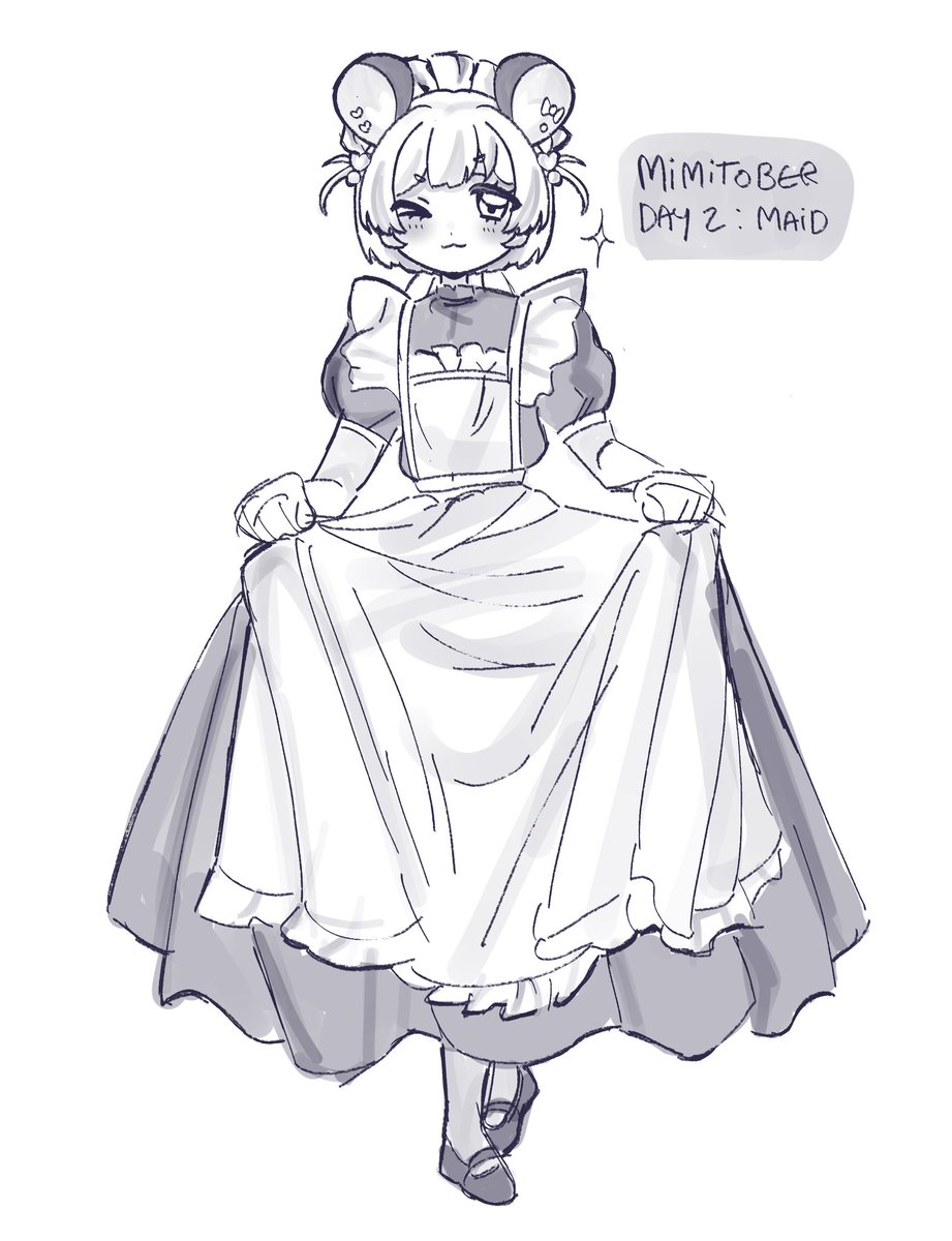 qukiyyo's tweet photo. Okaerinasaimase~ 🐁

#drawmies #mimitober26 https://t.co/BMj7cVr264