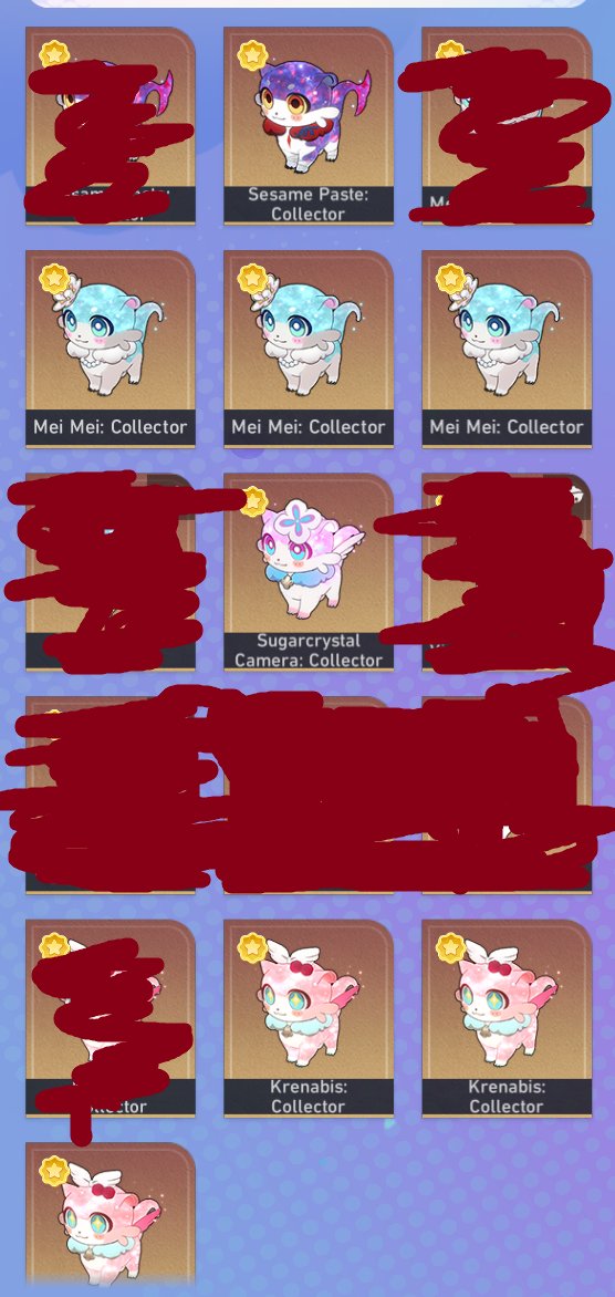 Critfordays1's tweet photo. Anything in red means I want to at least keep one copy of these chimeras or not up for trade.
Anyways, when sending me a friend request, please also shoot me up a message in game letting me know which one it is you want, and I'll get to you as soon as I can. I might be asleep. https://t.co/Uujcwu7Ksn