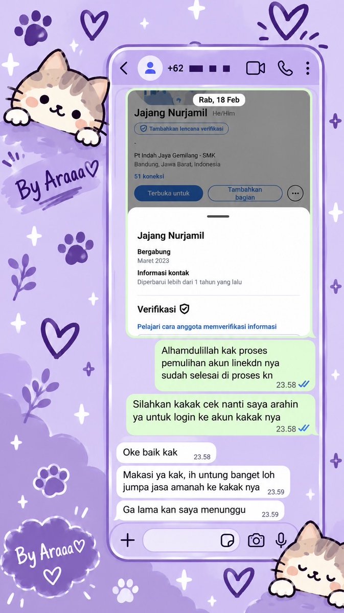 keitrhn's tweet photo. Alloo Jasa Pemulihan Akun &amp; Recovery Account and delete account 💜

Siap Melayani keluhan :
➡Pulihkan,Balikin &amp; Hapus Akun / Nonaktifkan Sosmed

( Facebook, Instagram, TikTok, WhatsApp,Twitter/X, Gmail)

Lacak Lokasi — Sadap Whatdapp — Hack Akun 

Fastrespon? Wa Di Profil Ya📲 https://t.co/JUXGUWZ6Fh