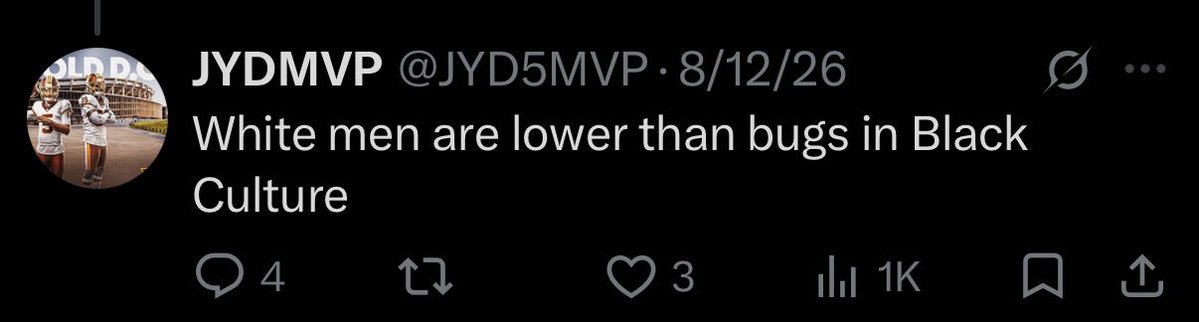 bicuitsandbeef's tweet photo. @JYD5MVP @shelovque @CGBBURNER @trailblazers Lmao dude you’re literally racist yourself 🤣 https://t.co/WpRAC2aNpl