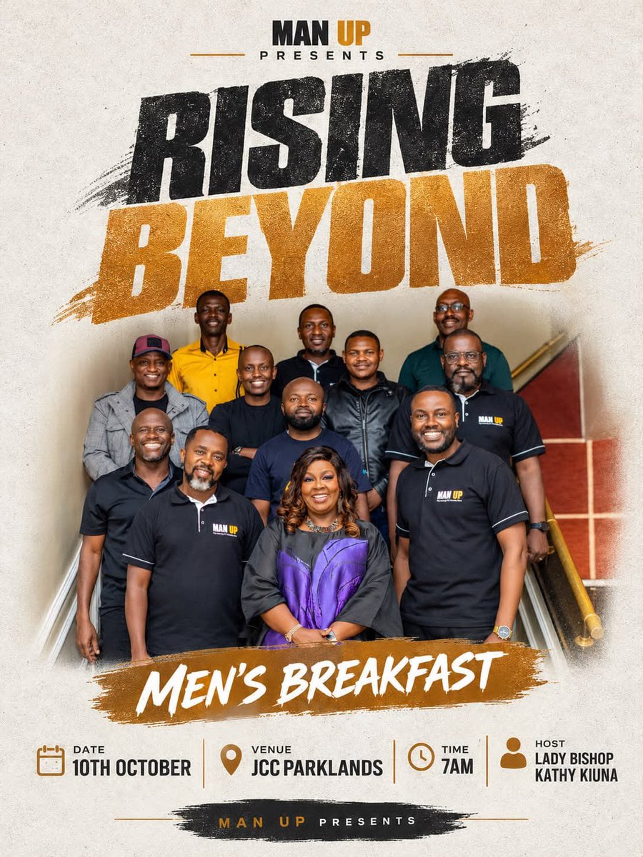 Giftedhandke's tweet photo. A wonderful event is coming up this Oct.
All men are invited to a powerful breakfast happening on 10th at 7a.m. All you need is to show up hungry for the Word and food 😂 😂 

Come one come all 
@jccmanup @jcckenya @RevKathyKiuna

#JCCManUp https://t.co/Re3KNdXybh