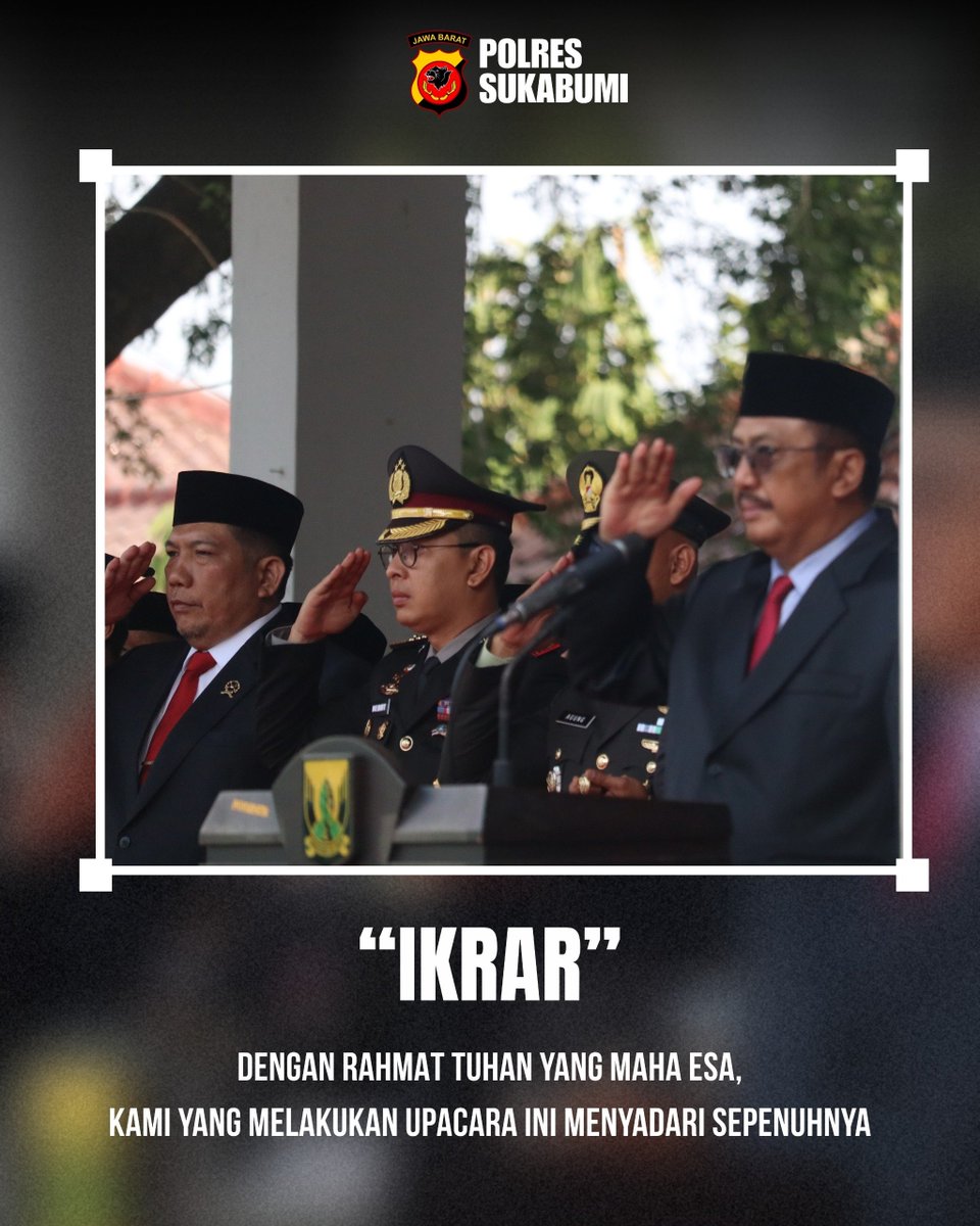 polsek_surade's tweet photo. Kapolres Sukabumi Bersama Forkopimda Peringati Hari Kesaktian Pancasila
Dalam rangka memperingati Hari Kesaktian Pancasila, Kapolres Sukabumi bersama unsur Forum Koordinasi Pimpinan Daerah (Forkopimda) Kabupaten Sukabumi mengikuti upacara peringatan Hari Kesaktian Pancasila https://t.co/ufNRi6E0ow