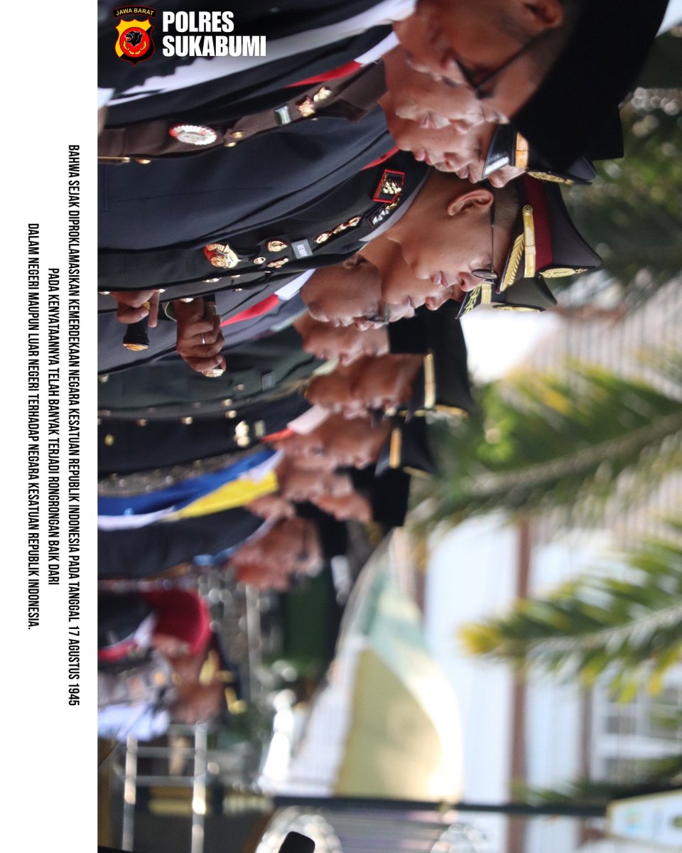 polsek_surade's tweet photo. Kapolres Sukabumi Bersama Forkopimda Peringati Hari Kesaktian Pancasila
Dalam rangka memperingati Hari Kesaktian Pancasila, Kapolres Sukabumi bersama unsur Forum Koordinasi Pimpinan Daerah (Forkopimda) Kabupaten Sukabumi mengikuti upacara peringatan Hari Kesaktian Pancasila https://t.co/ufNRi6E0ow