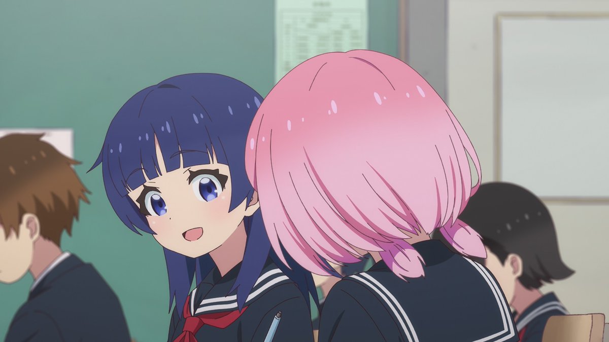 vinanotherworld's tweet photo. The blue-haired girl is Yuuko (CV: Hirose Yuuki), Kurumi's classmate and childhood friend.
#anime FX Fighter Kurumi-chan https://t.co/uua1cTKcmF