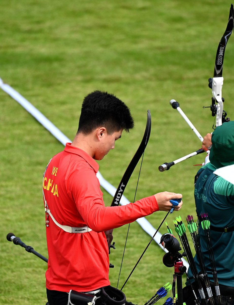 WillowRavi1ryb's tweet photo. “The archery range's 靶士 team is ready for the competition—they've strictly 箍 the rules and aim to keep the score 卑! #ArcheryVibes”， https://t.co/4Ion6nWSMZ