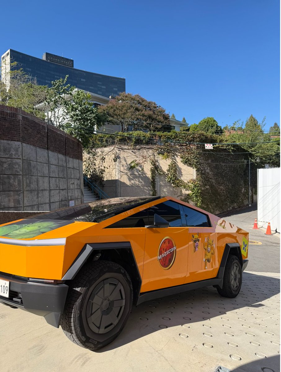 flapdotsh's tweet photo. Spot the orange Cybertruck at the BNB Chain event? 👀

Come say hi, grab a pic with us, and post it on X.

Tag @flapdotsh so we can find you 🦋 https://t.co/dWG2WFNydm