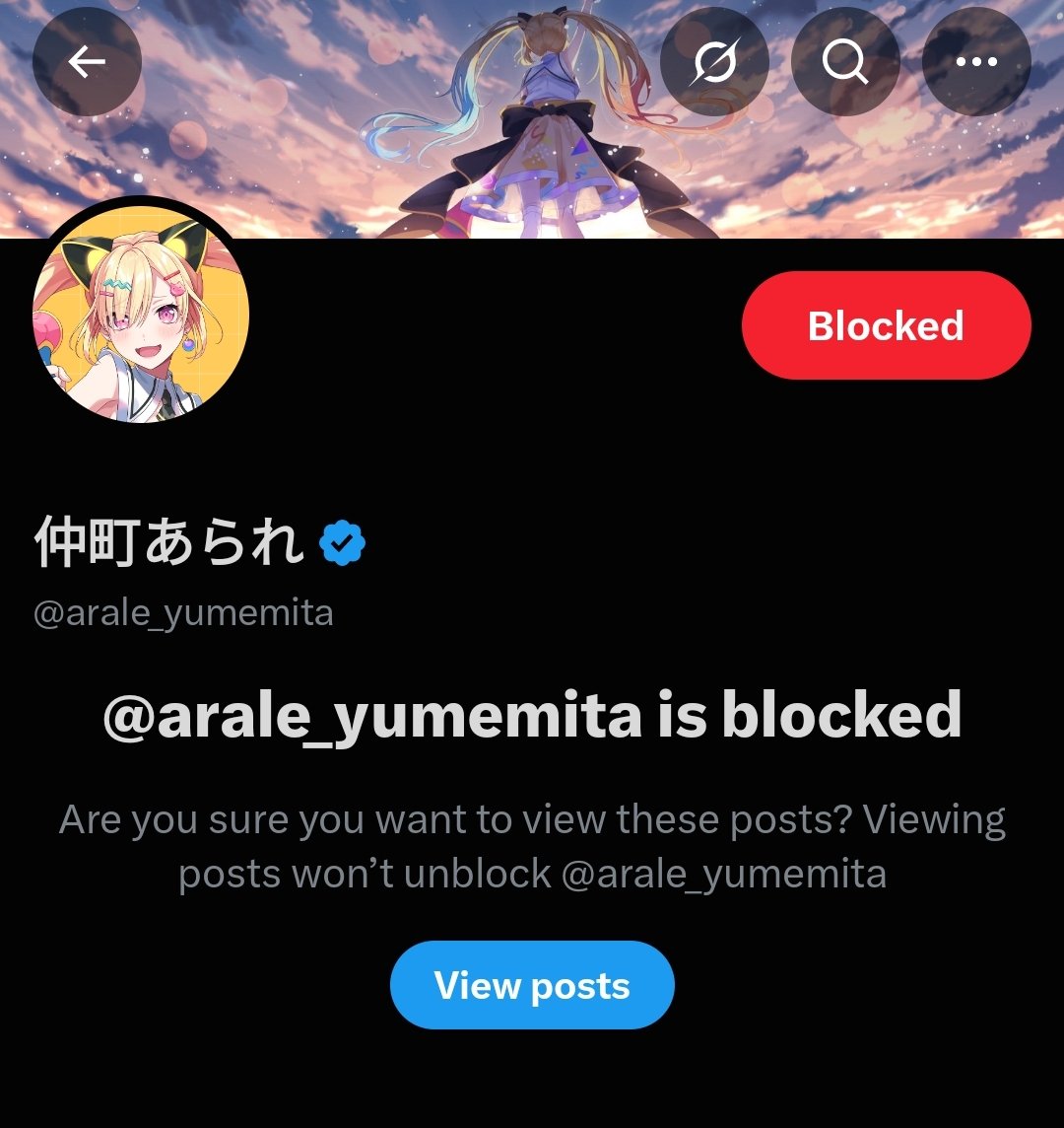 SP_782's tweet photo. got banned on a dating app and i blocked arale over it https://t.co/jj6oBJikbd