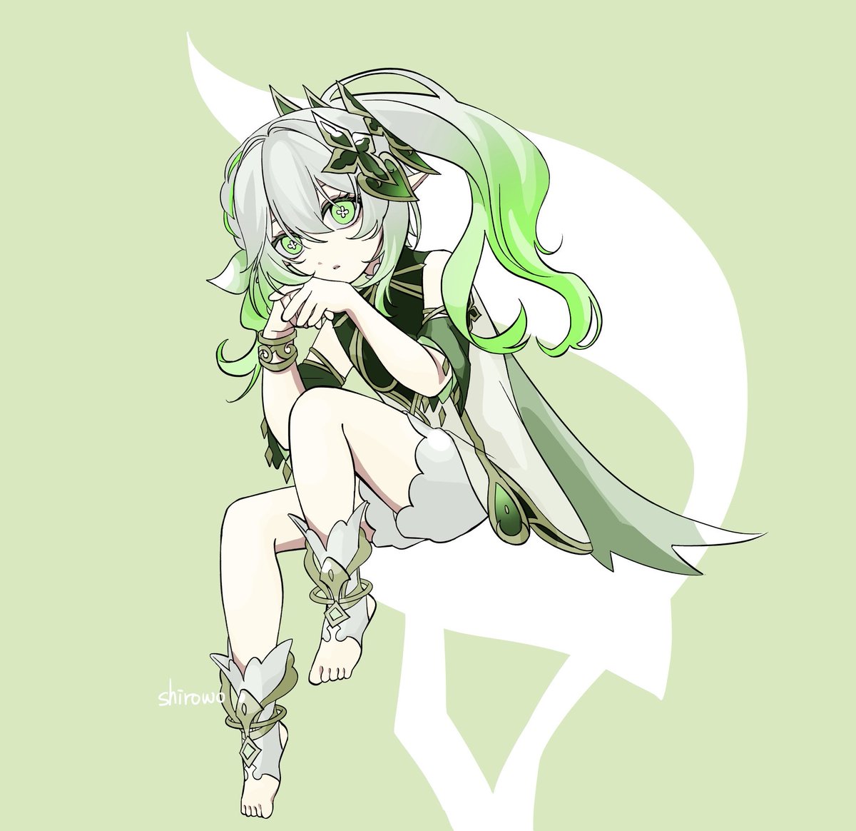 shiro393251's tweet photo. #ナヒーダ https://t.co/hlgKRRsEvG