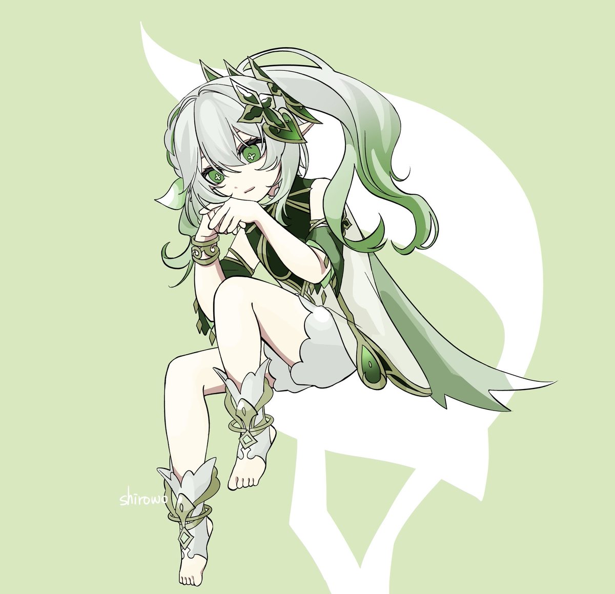 shiro393251's tweet photo. #ナヒーダ https://t.co/hlgKRRsEvG