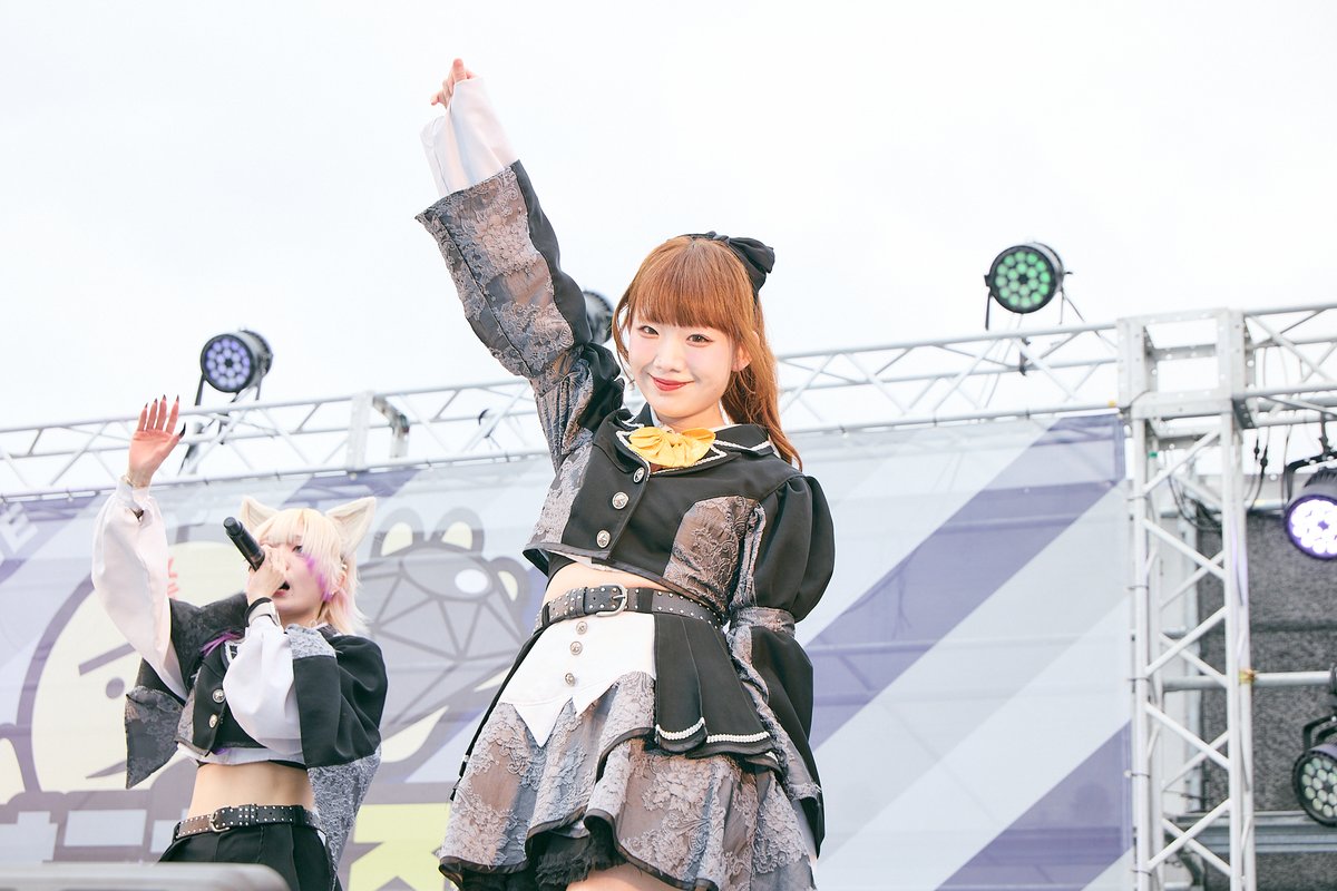 kurofes_dashin's tweet photo. ＼ #クロフェス2026 ライブフォトが届いたしん／

オニキスステージ
戦国アニマル極楽浄土さんだしん！

—————————
クロフェス2026
7年目 ラッキー7アイドルフィーバーだしん！
＠稲毛海浜公園プール
💻https://t.co/QeMr9u26A9
🎫https://t.co/RJDozgrbTw
当日券もあります！
————————

#クロフェス https://t.co/J5T1Yh0a3y