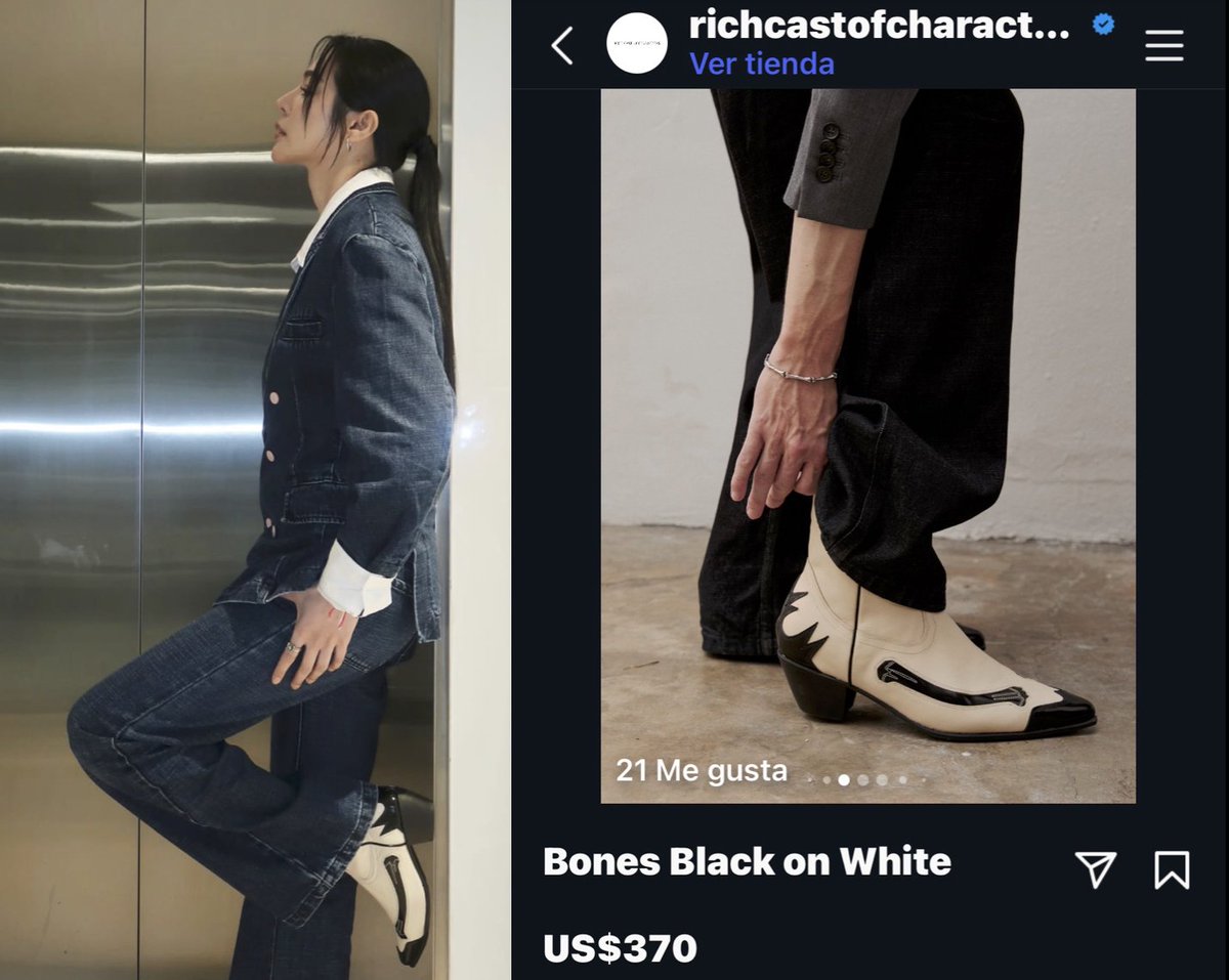 ZiiLK's tweet photo. FAYE PERAYA WEARING
Rich Cast of Characters Bangkok shoes.

https://t.co/eAo4dSvWv5

#FayePeraya #ฝ้ายพีรญา https://t.co/OnJlbCCOxT