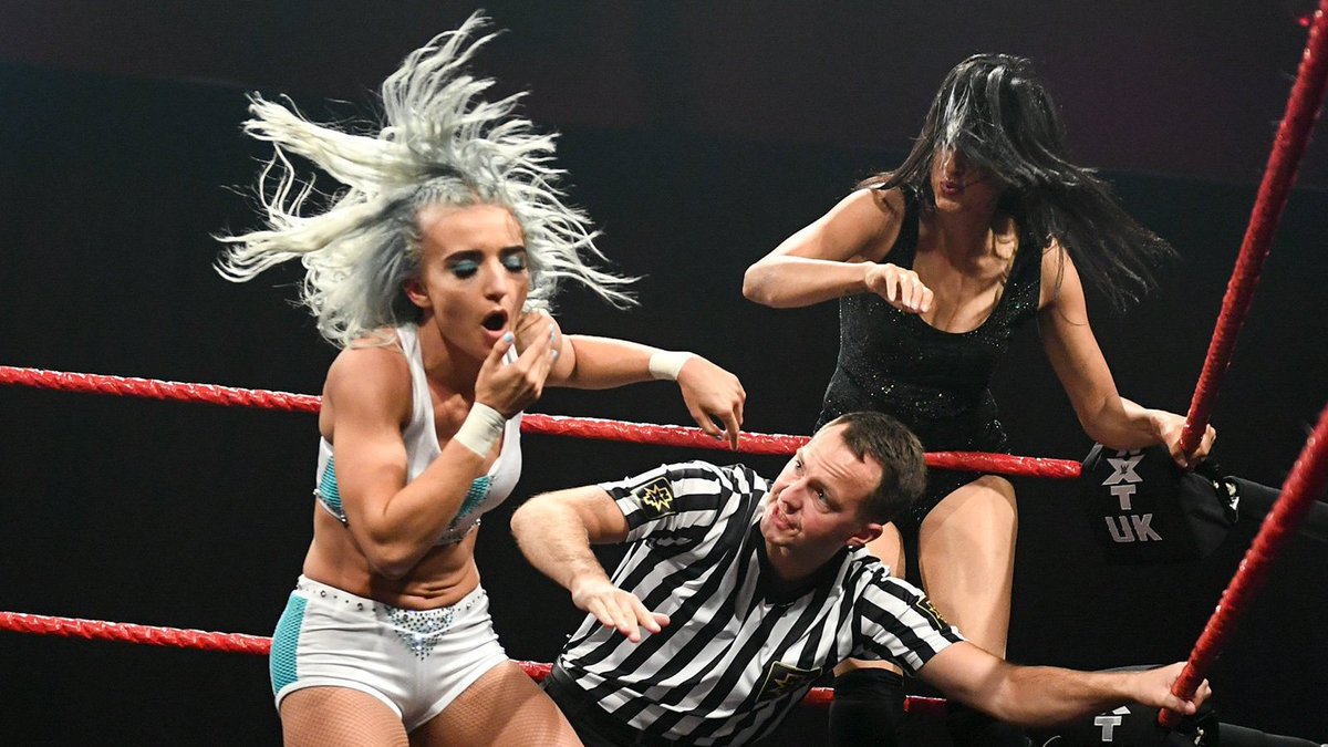 NXTUK_Legacy's tweet photo. Oct. 1, 2020:
At BT Sport Studios, Jinny displayed a more vicious side in her submission win over Xia Brookside.
Afterwards, #NXTUK's Fashionista stated "If you thought I was ruthless before, you're about to experience a whole new side of Jinny."
πΈ WWE https://t.co/UPKekj2XZZ