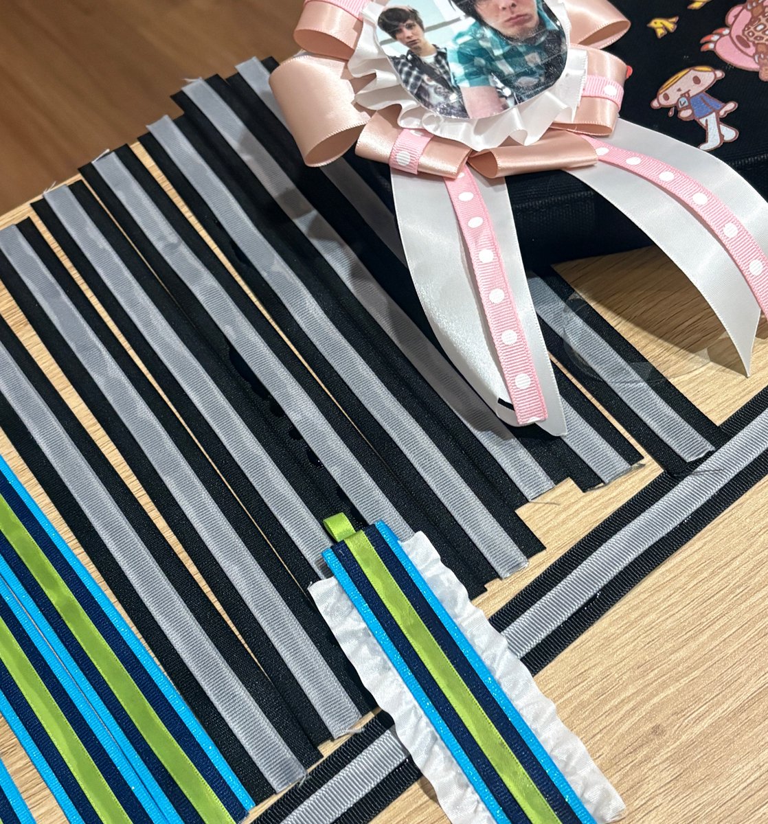 chuutakeover's tweet photo. my in-progress phedsheet inspired keychains for dan and phil hard launch az! (featuring my 2009 dnp rosette) https://t.co/dsvLGFK68i