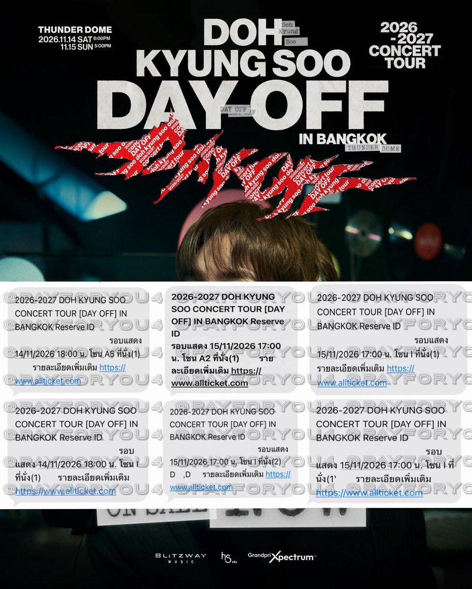 payforyou4's tweet photo. 🌷 รีวิวกดบัตรงาน #DAY_OFF_IN_BANGKOK

💖 บัตร 6500 VIP = 2 ใบ
💖 บัตร 5900 = 5 ใบ

❌NOT FOR SELL❌ https://t.co/yngq9sb5uM