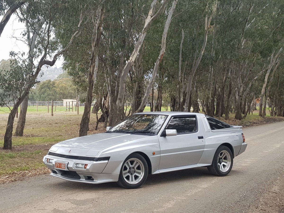 ss_aus_'s tweet photo. 80’s spawned some cool cars 😎🏁1988 #Mitsubishi #Starion GSR-VR 2.6 Turbo https://t.co/EMd1hS8gKQ
