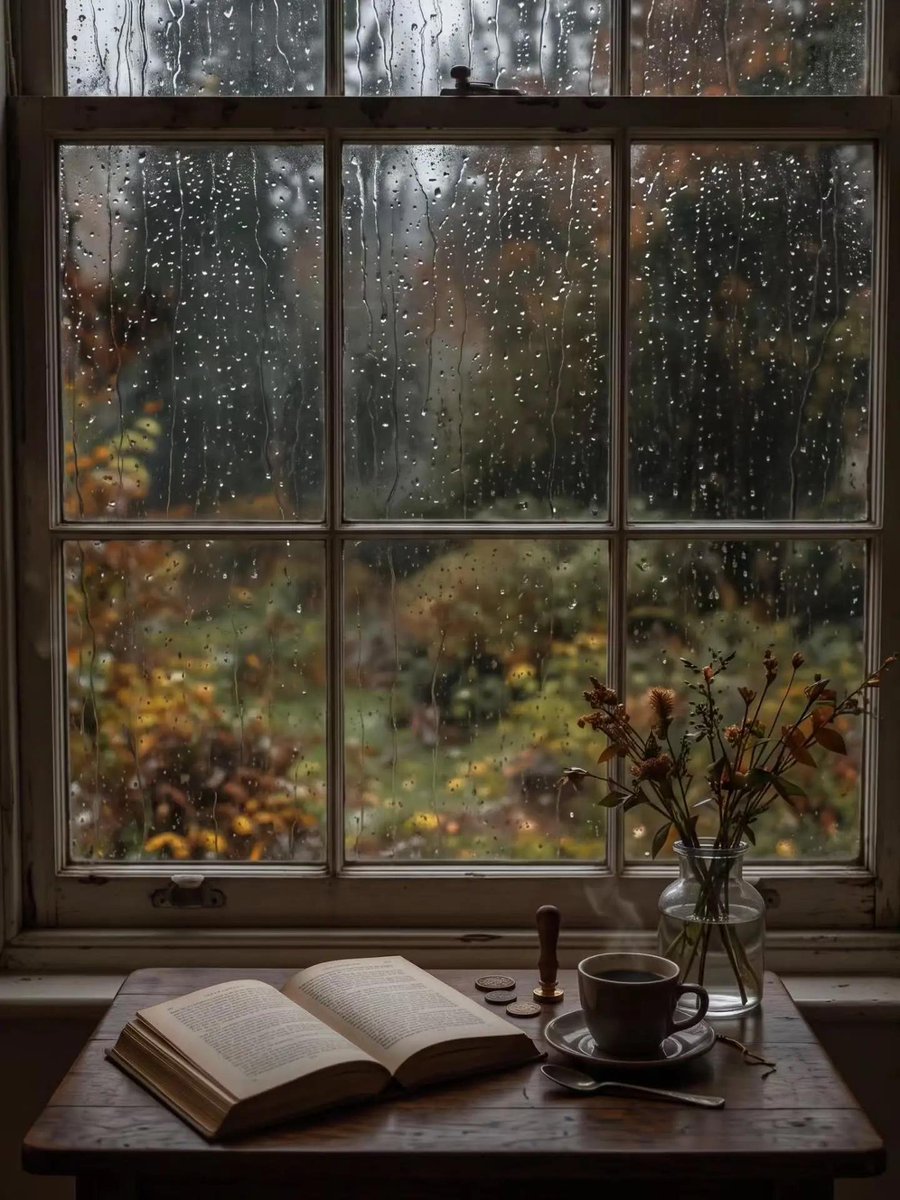 TheHomeHarmony's tweet photo. Inside is warm, outside is autumn rain, and time finally stopped ✨ https://t.co/SpAnrRTVOw