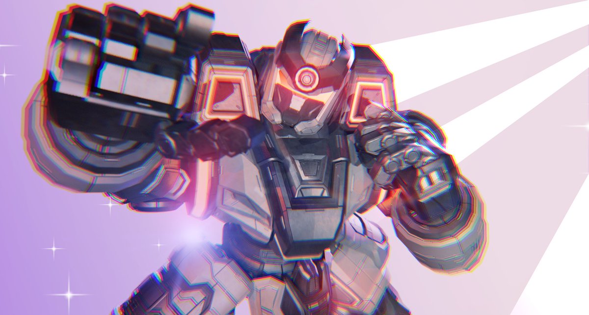 Thelord400005's tweet photo. Its name is "Astral" This is a redo of an old pfp made by @mechasharkfin #Mecha #Blender #b3d https://t.co/7U2Vt5T5Tn