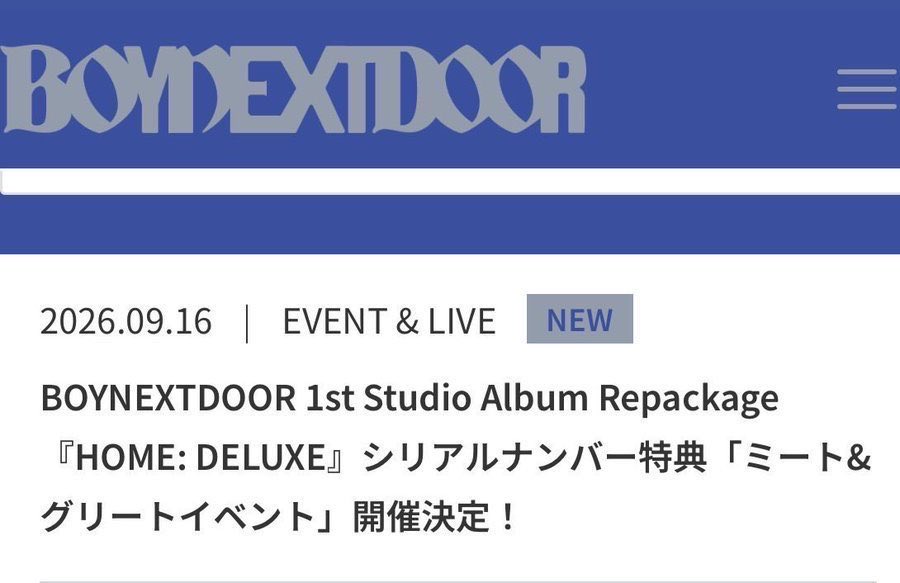 clover_daeri2's tweet photo. 2601211 Boynextdoor ボネクド コード
ボーダー 枚数 相談 受付中✍🏻️

★ユニットハイタッチ、個別フォトカードお渡し、個別サイン、全員グリ
※おすすめ枚数＋Chordアドバイス 2000円〜

日本イベント🇯🇵当選実績多数✨
購入者様は個別相談も可能です🙆‍♀️
DMかカトクまでご連絡ください！ https://t.co/m8RseSoX9P