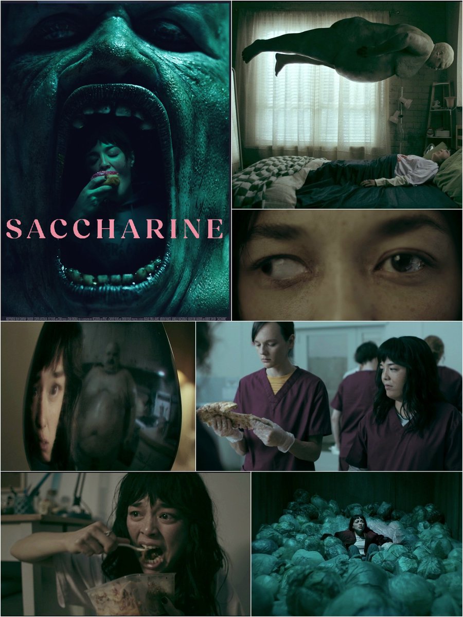 take_shit_death's tweet photo. 東京国際映画祭に

遺灰ダイエットホラー

｢ SACCHARINE ｣来るんだね！

キモ面白いよ✨🥄

(↓たぶん日本で最初のレビュー🤭) https://t.co/k5rbmz1WoO