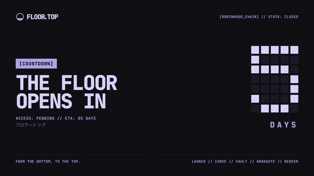 floordottop's tweet photo. The $FLOOR presale is live.

• 90% of every contribution is escrowed for the $FLOOR pool
• 10% goes to the treasury
• Every $5 drops a box that opens into a broom in Clickihood - used to boost your floor. https://t.co/fwzV51UHOX