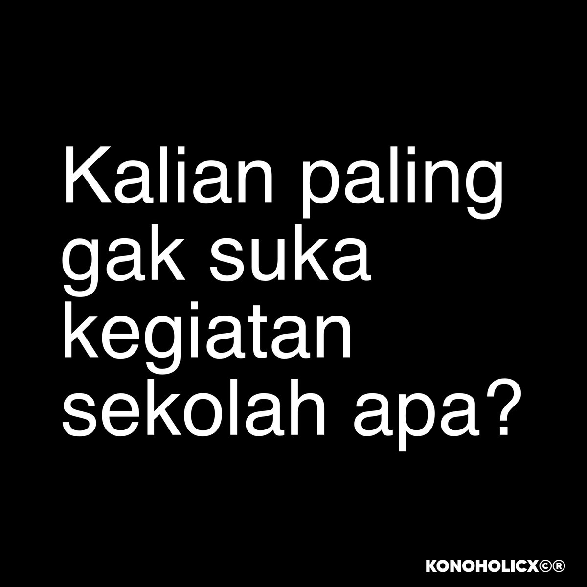 konoholicx's tweet photo. kegiatan sekolah... https://t.co/noCaxKmjm4