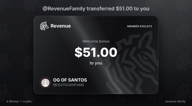 CEOTOUGHFIXNG's tweet photo. @RevenueFamily Reporting in with $51.00 from @RevenueFamily https://t.co/qbB5yMgRRN