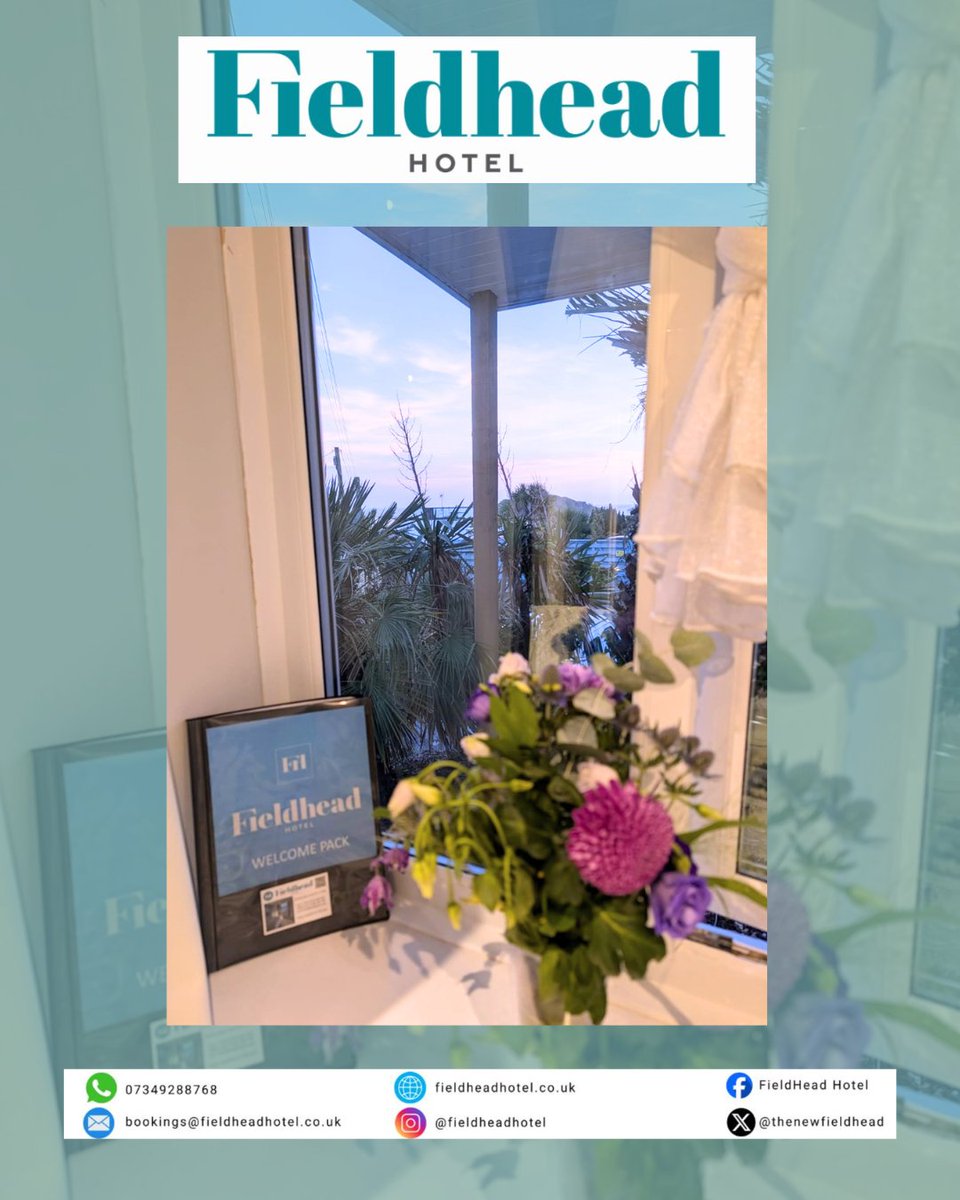 thenewfieldhead's tweet photo. 🌸 A Warm Welcome Awaits at FieldHead Hotel! 🏡💐

It's the little touches that make a stay special! ✨ From a warm welcome to beautiful surroundings and thoughtful details, we're here to make your visit to FieldHead Hotel a memorable one. 💕 https://t.co/B6vQbWU9hA