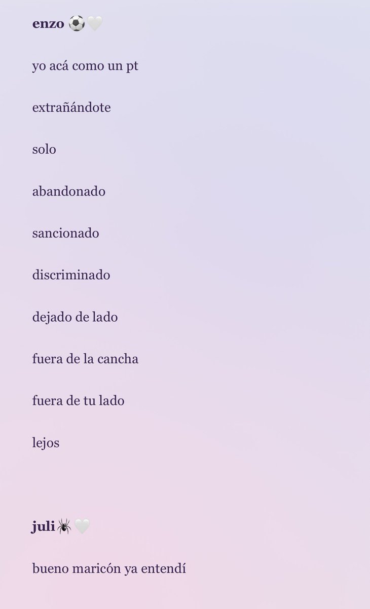 giamilafilms's tweet photo. enzo dramatico y juli corta mambos siempre van a ser mis favoritos JAJSJAJSJA https://t.co/GIKdYT4R2O