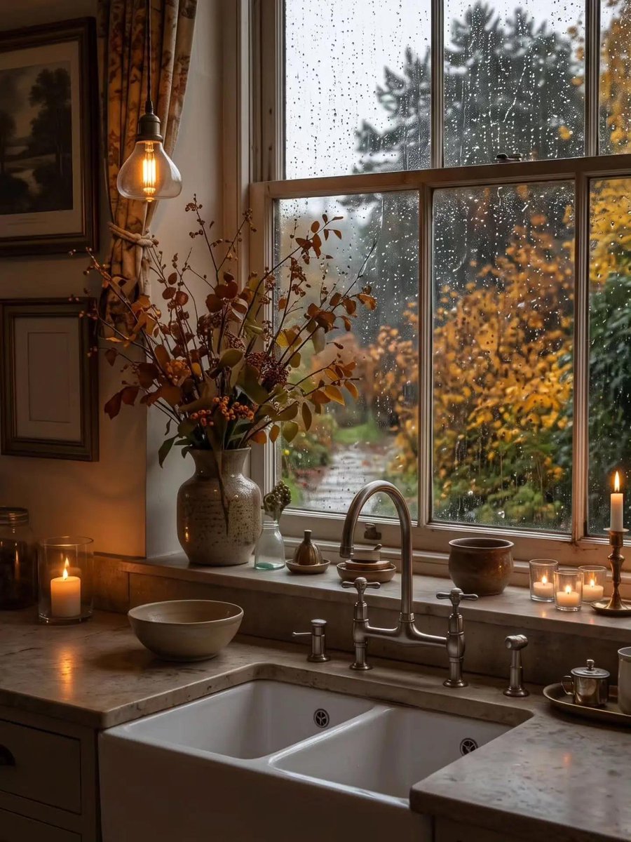 TheHomeHarmony's tweet photo. Inside is warm, outside is autumn rain, and time finally stopped ✨ https://t.co/SpAnrRTVOw