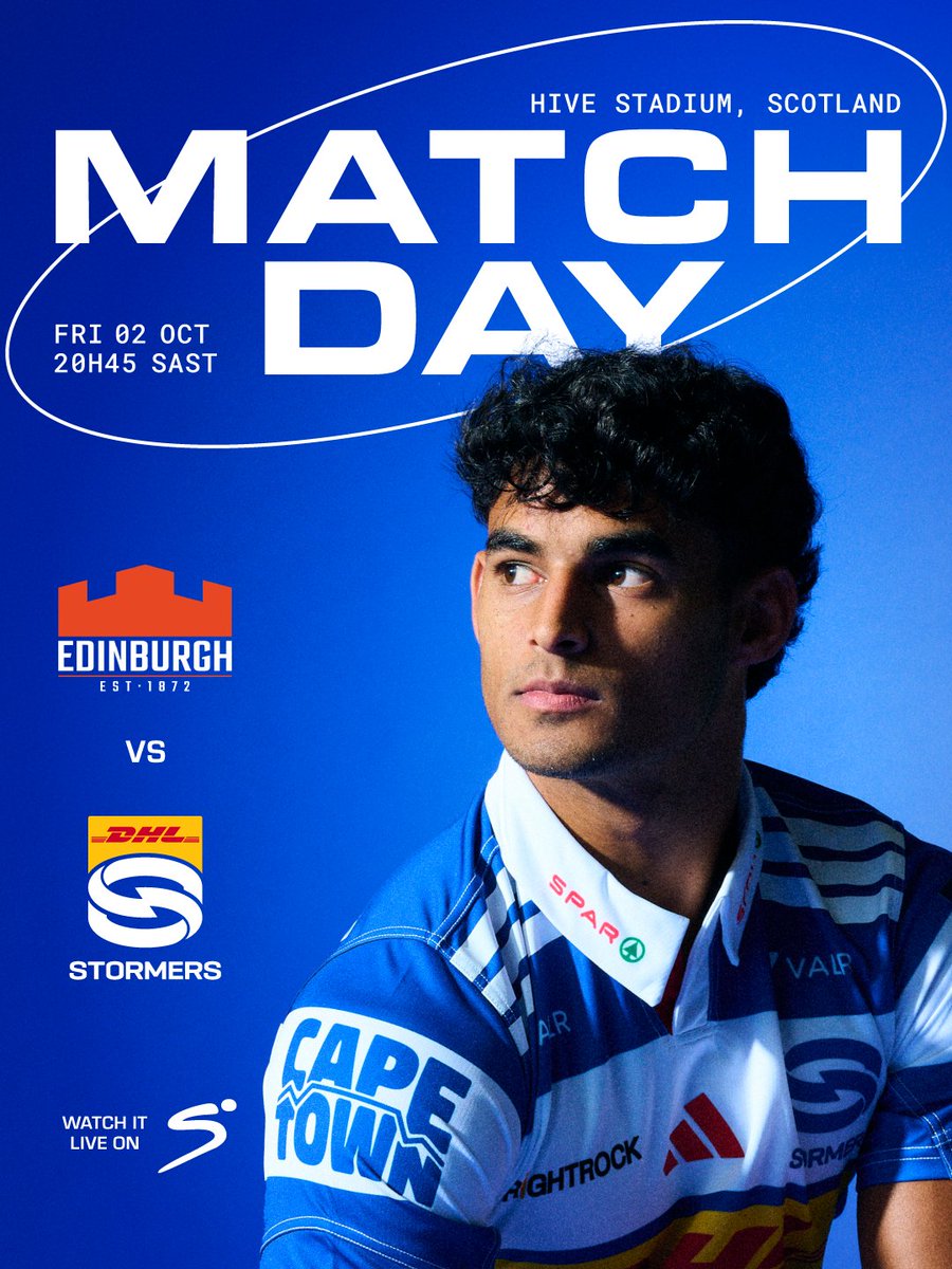 THESTORMERS's tweet photo. Ready to cook in Edinburgh tonight. Watch it live on @SuperSportTV channel 201. #EDIvSTO @Vodacom #URC #inittogether https://t.co/mgcA3QcORi