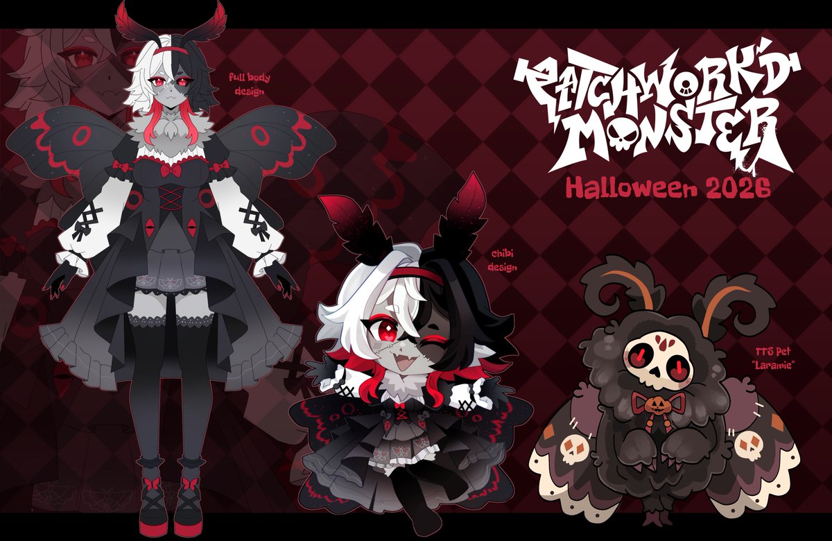 Ptchworkd's tweet photo. Howdy Hey! My name is Patches- I am Frankenstein's one and only MOTH GIRL (for the month of October)
🩸https://t.co/Ob85181TZL
💡https://t.co/ayiicTb1il
💀https://t.co/vxqHyShpKq
⫘⫘⫘⫘⫘⫘⫘⫘⫘⫘⫘⫘⫘⫘⫘⫘
🎨 Art: #PatchworkdArt
♥️ Spicy: #NotSafeForPatchworkd
🔴 Live: #PatchworkdLIVE
⫘⫘⫘⫘⫘⫘⫘⫘⫘⫘⫘⫘⫘⫘⫘⫘
